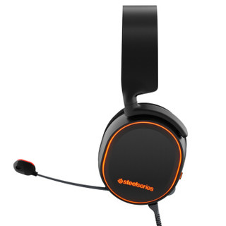 steelseries 赛睿 Arctis 寒冰 5 RGB 游戏耳机 黑色