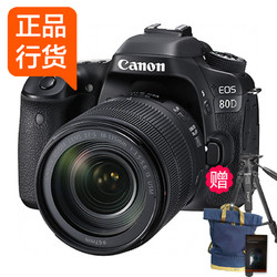 Canon 佳能 EOS 80D 单反套机（EF-S 18-135mm f/3.5-5.6 IS USM镜头） 