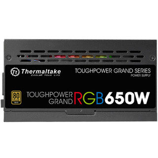 Thermaltake 曜越 ToughpowerRGB 650W 电源（80PLUS金牌、全模组、RGB风扇、十年质保）