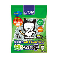 LION 艾宠 纸质变色结团猫砂 绿茶香 7L