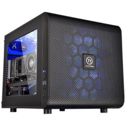 Tt(Thermaltake) Core V21 黑色 卧式机箱