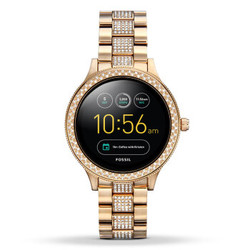 化石（Fossil） 手表 时尚欧美智能表 触屏电子机芯 潮流时装腕表 镶钻钢链表带 女士 FTW6008