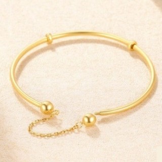 CHJ 潮宏基 CD0001258600 金意 足金手镯
