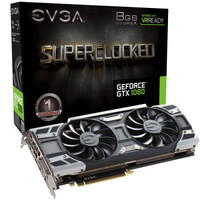 EVGA GTX1080 8G SC ACX 3.0 white LED 显卡