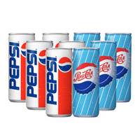 PEPSI 百事  60/90年代纪念版可乐 汽水饮料 250ml *9罐 箱装