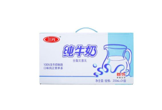 SANYUAN 三元 纯牛奶 小方白 250ml*24盒