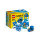 LEGO 乐高 经典系列 10706 蓝色创意积木盒 78颗粒 *5件