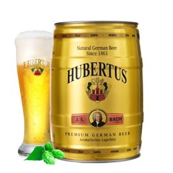 HUBERTUS 狩猎神 拉格啤酒 5L*2件（47.6元/桶）