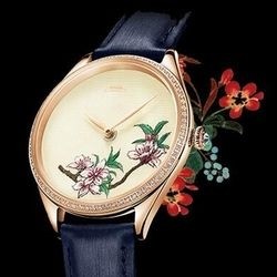 北京手表 丝语系列 BL110002 手工苏绣 女士时装腕表 