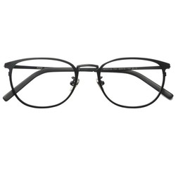HAN HD3312A 纯钛眼镜架 + 依视路1.552非球面钻晶A+树脂镜片 +凑单品