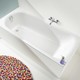 卡德维 钢瓷釉浴缸 嵌入式家用成人防滑浴缸