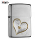 ZIPPO 之宝 205-C-000006 锻纱镀铬-心意相同 打火机