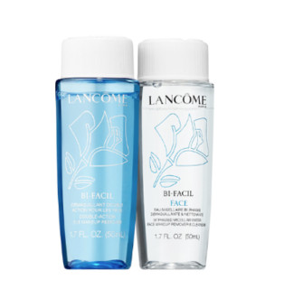 LANCOME 兰蔻 卸妆水 两件装（眼部卸50ml+面部卸50ml）