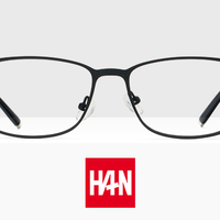 HAN 汉代 HD49322 光学眼镜架 + 依视路1.552钻晶A+镜片