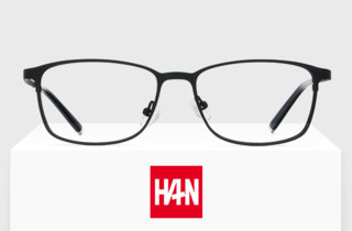 HAN 汉代 HD49322 光学眼镜架 + 依视路1.552钻晶A+镜片