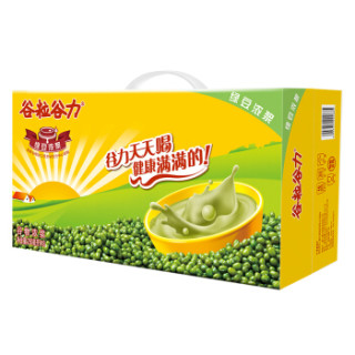 谷粒谷力绿豆浓浆250ml18盒整箱装