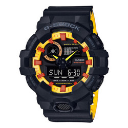 CASIO 卡西欧 G-SHOCK 烈日之城系列 GA-700BY-1A 男士运动腕表