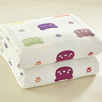 素风 新疆长绒棉六层纱全棉夏被 婴儿款 900*100cm