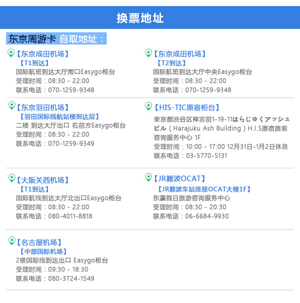 出游必备：日本 东京 地铁卡 24小时/48小时/72小时 周游券