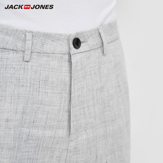 JackJones 杰克琼斯 218214524 男士亚麻休闲裤