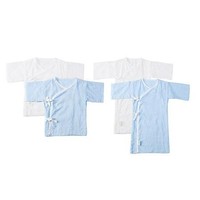双11预售：PurCotton 全棉时代 纯棉纱布婴儿服 长款2件+短款2件