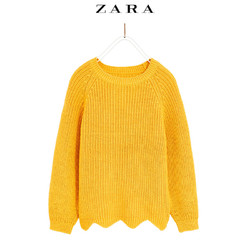 ZARA 08082602300 女童波状针织衫