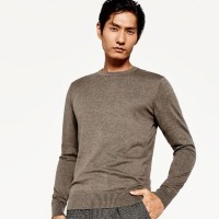 ZARA 01784400700 男士基本款纯色针织衫