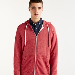 PULL＆BEAR 05592544665-22 男士拉链连帽运动衫