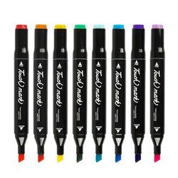 Touch mark 三代 双头油性马克笔套装 24色 含高光笔+绘图笔