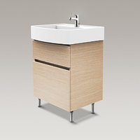 KOHLER 科勒  K-75836T-B08  玲纳浴室柜组合 600mm柜体+面盆+支脚+16027龙头