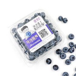 佳沃国产蓝莓 蓝标 1盒装 125g