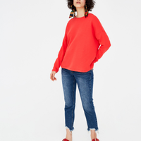 PULL&BEAR 05594300 红色套头运动卫衣