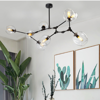 海德照明 HAIDE LIGHTING 北欧led吊灯   5头（赠送光源）