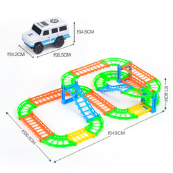 顽兔 百变拼装轨道+电动小车