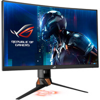 ASUS 华硕 ROG 玩家国度 PG27VQ 电竞显示器（165Hz、G-Sync、1800R、RGB幻彩联动）