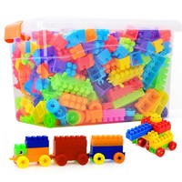 POLYMER CLAY 儿童塑料积木玩具 约205粒 送4样赠品