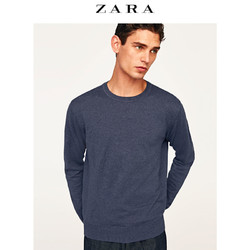 ZARA 01784301420 男士素面打底针织衫