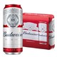  Budweiser 百威 啤酒 红瓶铝罐 355ml*6瓶 *2件　