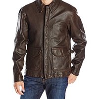 COCKPIT Z21F008 男士复古油 driller皮衣