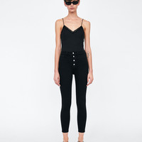 ZARA 07513249800 女士高腰牛仔裤