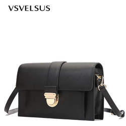 VSVELSUS商场同款2018新款单肩斜挎小方包时尚女包VA394001