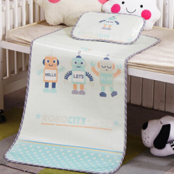 艾薇 凉席家纺 婴儿可水洗冰丝席 幼儿园宝宝儿