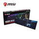 MSI 微星 GK50 RGB机械键盘 104键 红轴