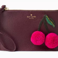 kate spade 凯特丝蓓 on purpose cherry applique mini 女士手拿包