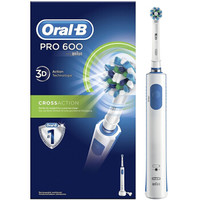 BRAUN 博朗 Oral-B欧乐B成人充电式电动牙刷 PRO 600 CrossAction 3D