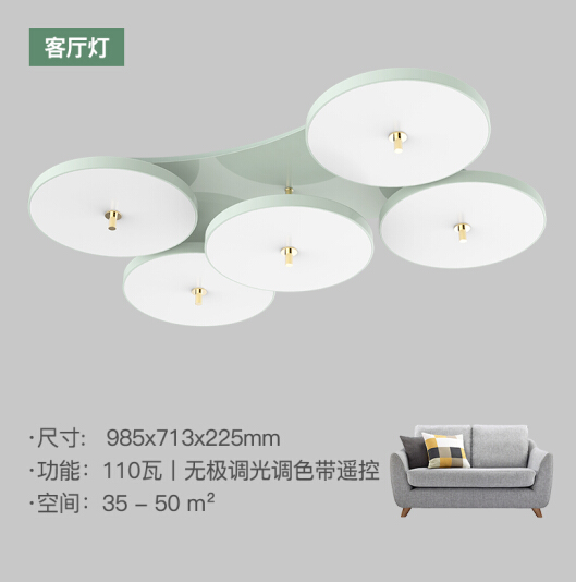 DongDong 東東 叠影系列 D0051-X/110W/TR 客厅吸顶灯 110W