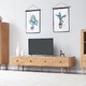 维莎 W7035 日式全实木橡木电视柜 1.5米