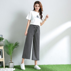 女士韩版显瘦抖音同款阔腿裤