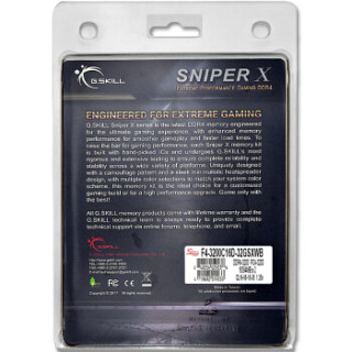 G.SKILL 芝奇 Sniper X 狙击系列 DDR4 台式机内存