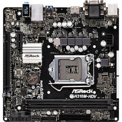 ASRock 华擎 H310M-HDV主板（ Intel H310/LGA 1151）